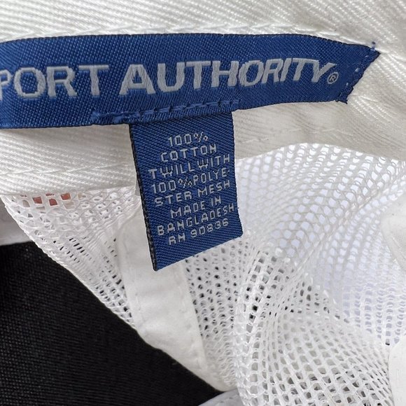 Mellow Vibes‎ Ball Cap Black  White Mesh Trucker Strap Back Port Authority - Picture 6 of 7